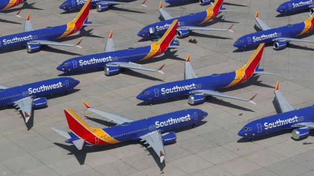 southwest airlines boeing 737 max grounded en tierra