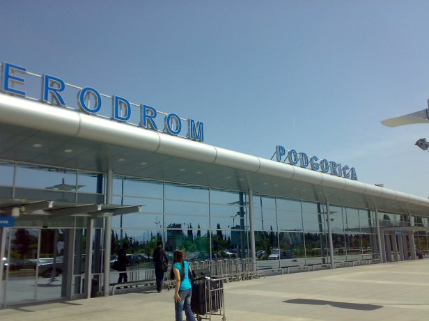 Aeropuerto de Podgorica en Montenegro