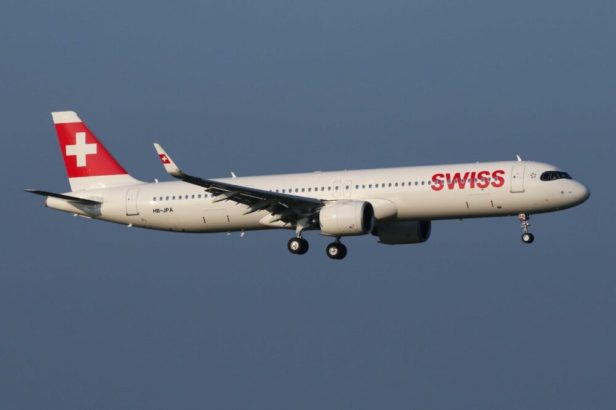 Primer Airbus A321neo de SWISS
