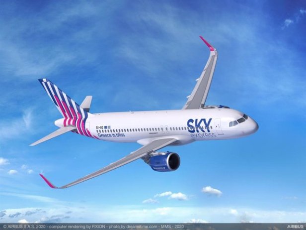 Airbus A32neo de Sky Express Airlines de Grecia